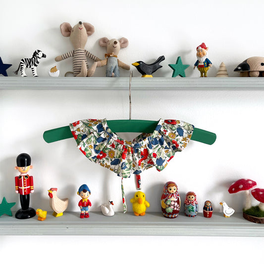Pip & Ink. Poppy. Liberty baby ruffle collar. Little ruffle collar.