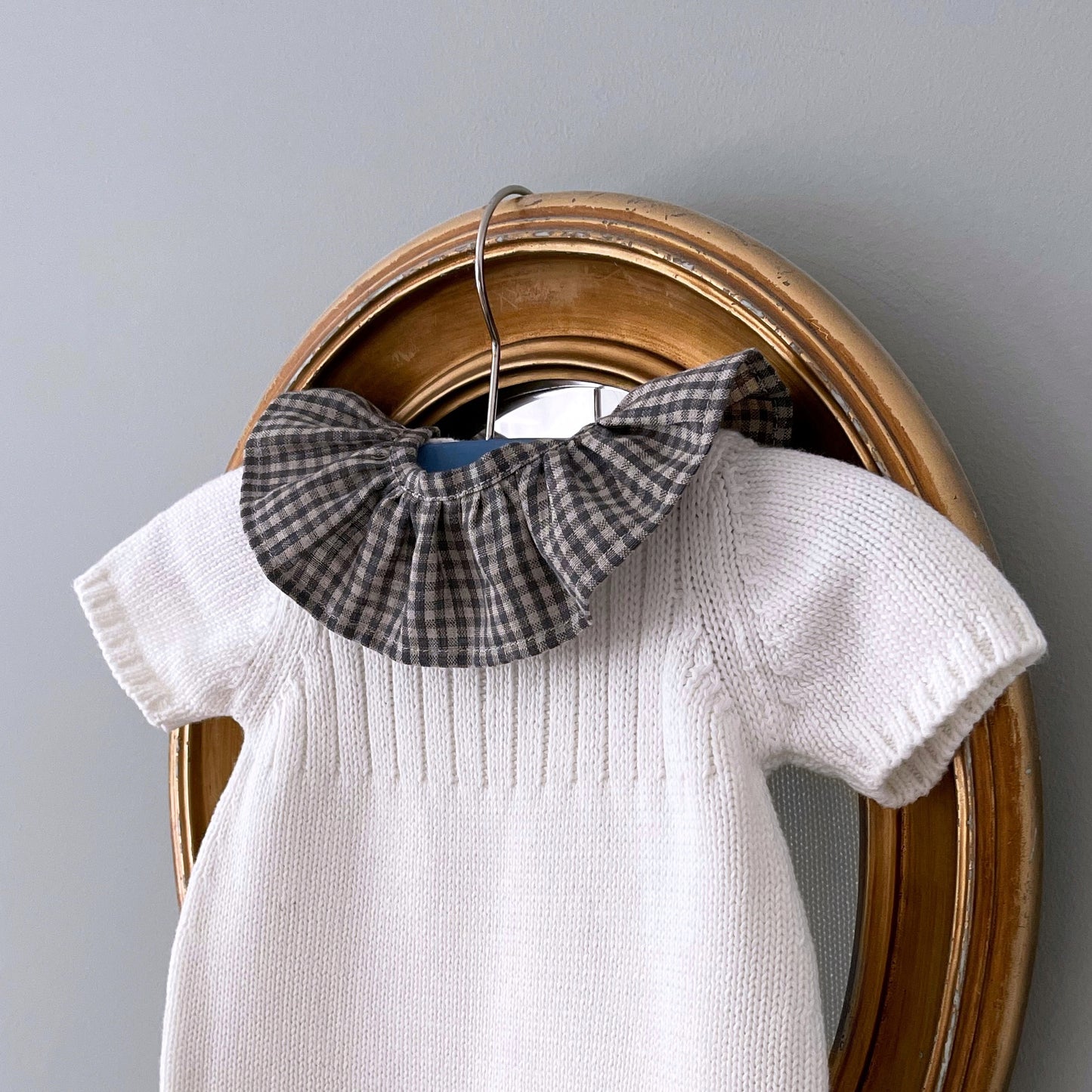 Pip & Ink baby ruffle collars gingham