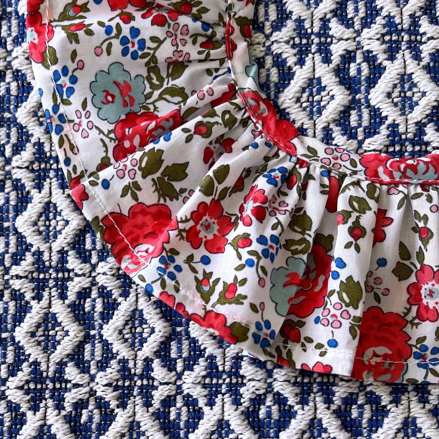 Pip & Ink ruffle collar Liberty of London tana lawn baby accessories